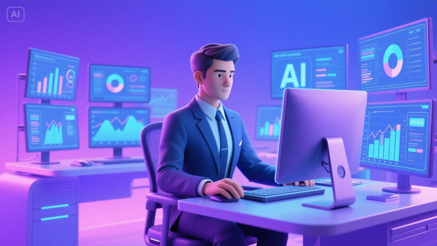 Diagram showing data input, AI analysis, and automated trade execution in an AI trading app