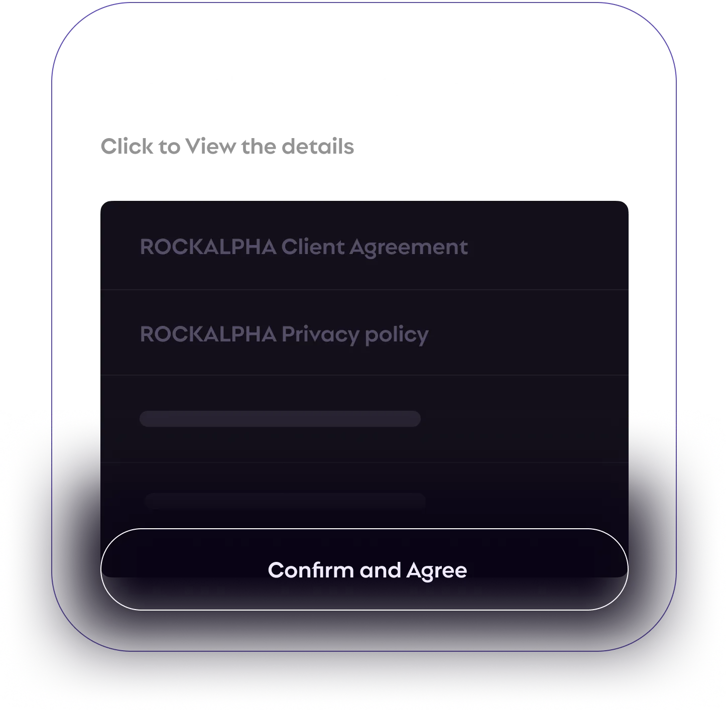 Protected trading experience with transparent terms and conditions