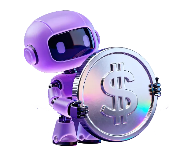 <span style='color: #A050FF'>AI-First</span> trading experience