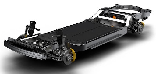 Rivian's 'skateboard' Platform